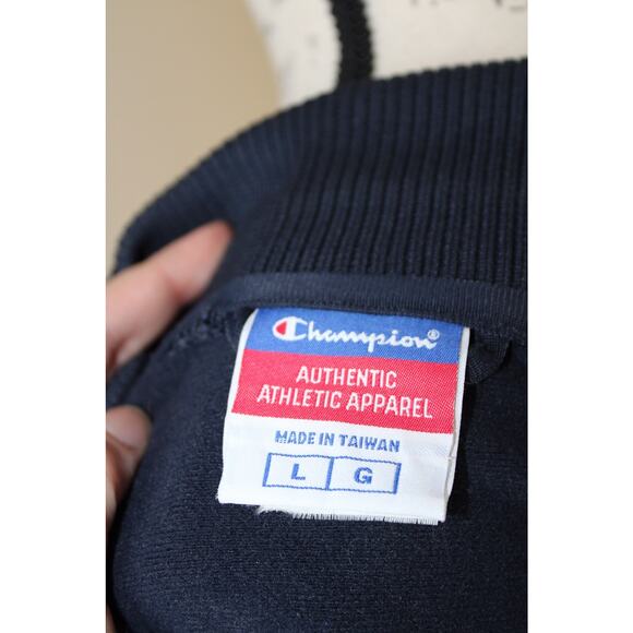 Champion Men’s Full zip Jacket Blue size L - Picture 7 of 8